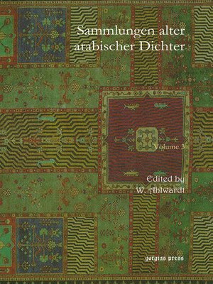 cover image of Sammlungen alter arabischer Dichter